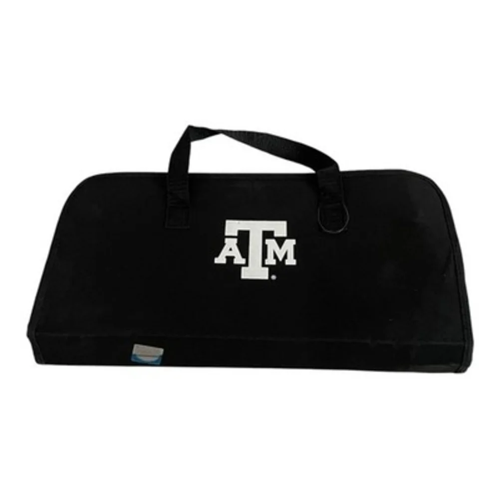 Texas A&M Aggies 6pc BBQ Grill Tool Set Licensed NCAA Case NWOT